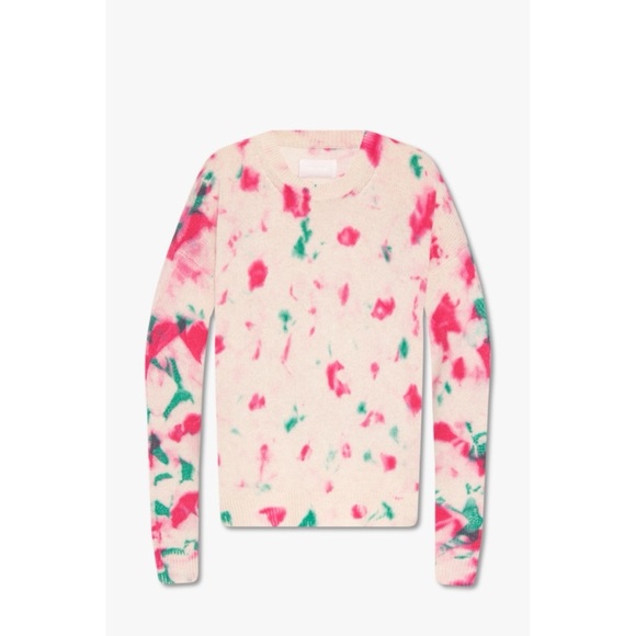 ZADIG & VOLTAIRE Markus Cashmere Sweater - Pink Tie Dye - Picture 3 of 14